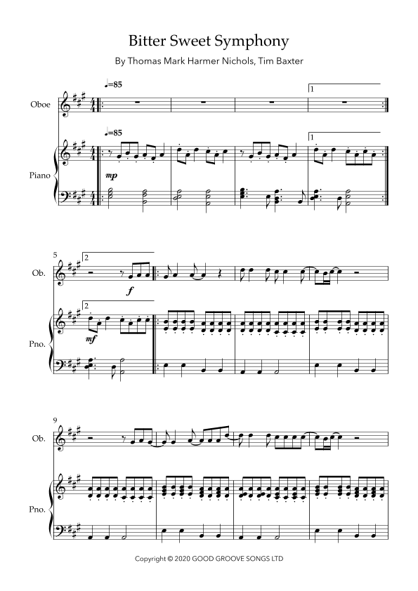 Bittersweet Symphony (arr. Matthew pyeon)