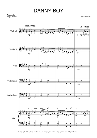 Danny Boy (arr. Tiago Cordeiro)