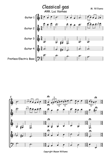 Classical Gas (arr. Luc Vanhee)