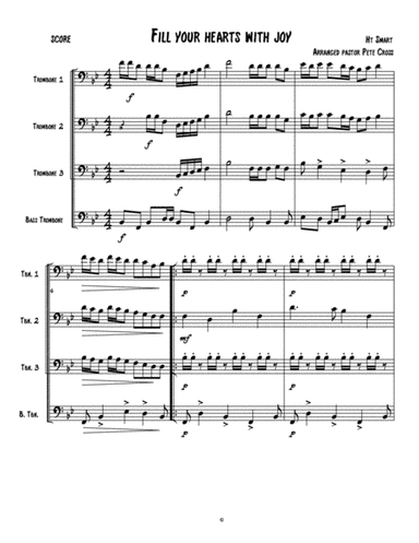 Fill your hears with joy Trombone praise (arr. Pastor Pete Cross)