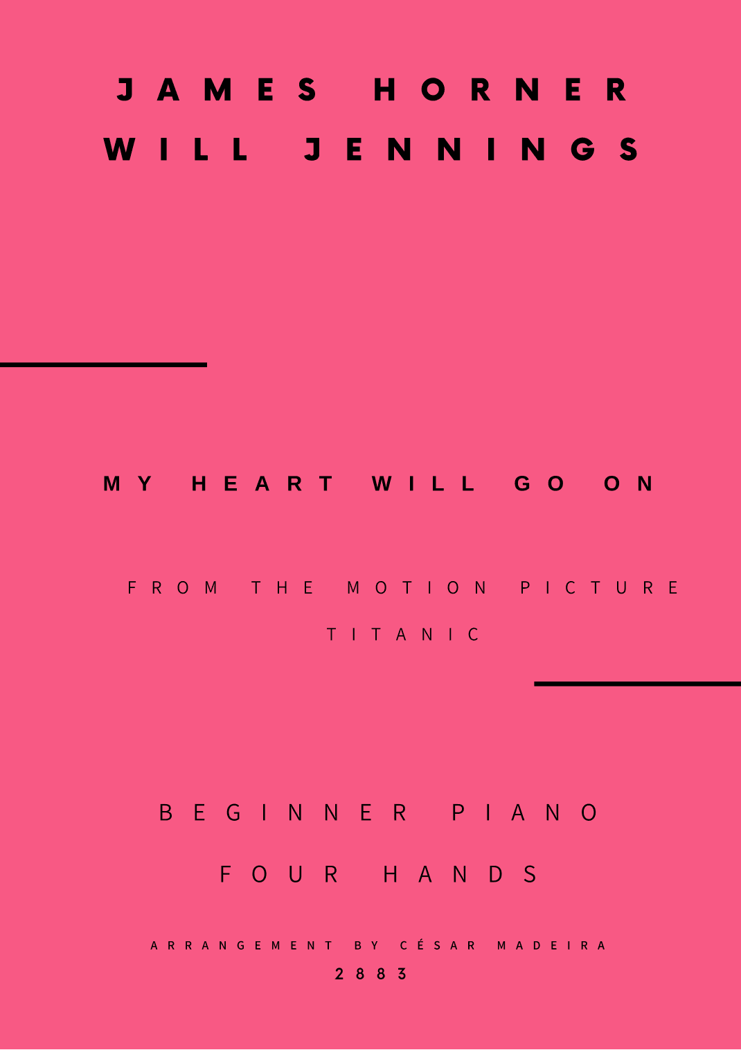 My Heart Will Go On (love Theme From 'titanic') (arr. César Madeira)