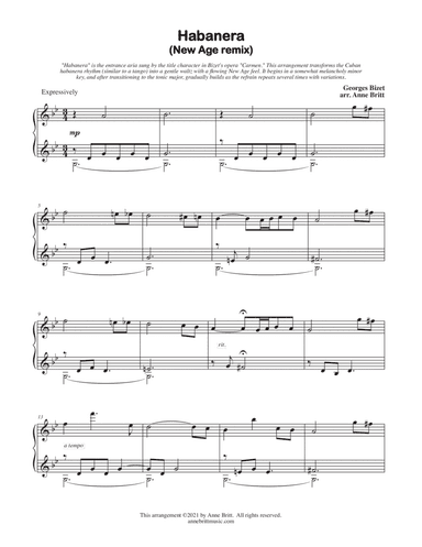 Habanera (New Age remix) (arr. Anne Britt)