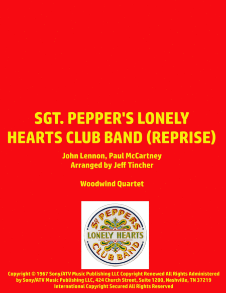 Sgt. Pepper's Lonely Hearts Club Band (reprise) (arr. Jeff Tincher)