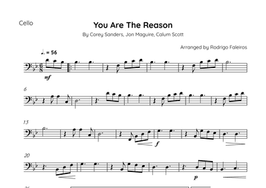 You Are The Reason (arr. Rodrigo Faleiros)