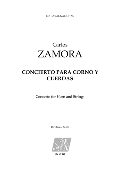 Concierto para Corno y Cuerdas (Concerto for Horn & Strings)