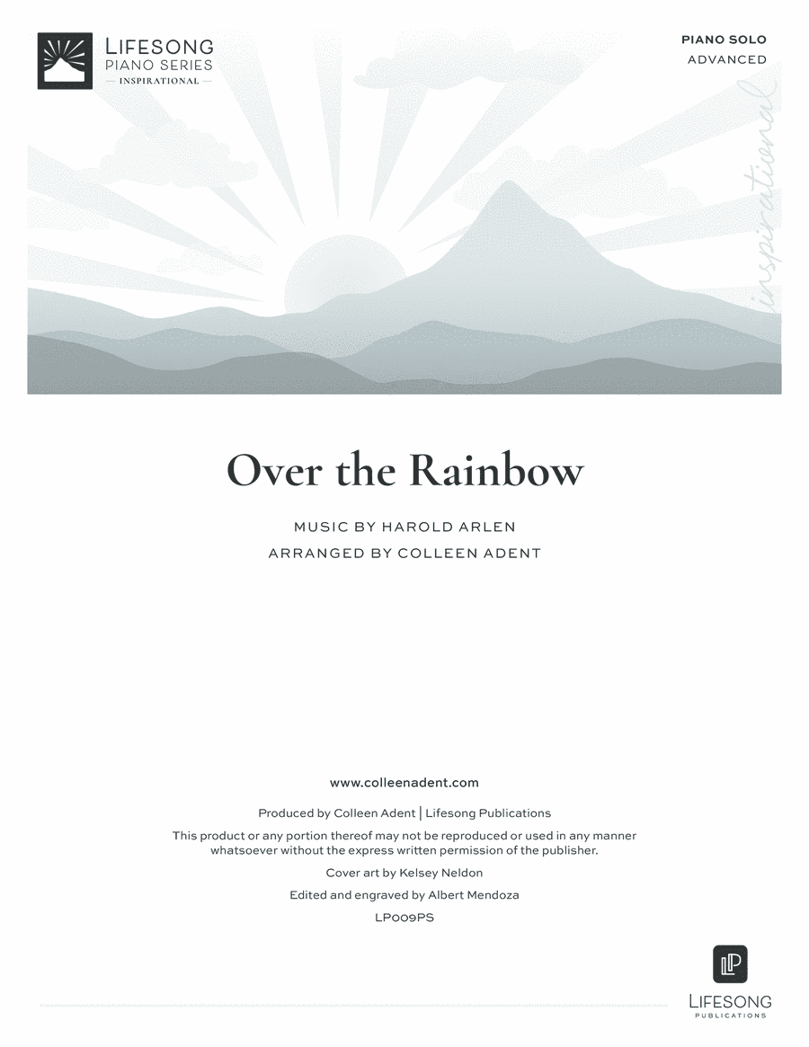 Over The Rainbow (from The Wizard Of Oz) (arr. Colleen Adent)
