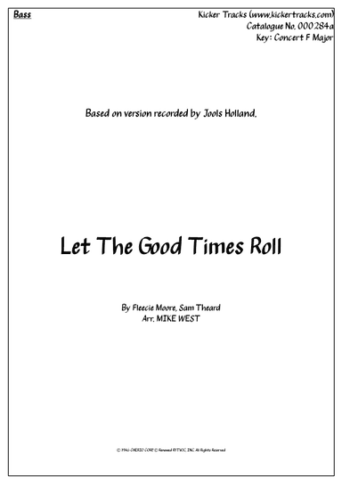 Let The Good Times Roll (arr. Michael Storeton-West)