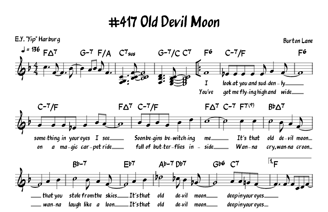 Old Devil Moon (arr. John Fries)
