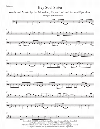 Hey, Soul Sister (arr. Kevin Busse)