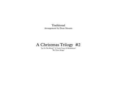 A Christmas Trilogy  #2  (Brass Quintet) (arr. Dean Mounts)
