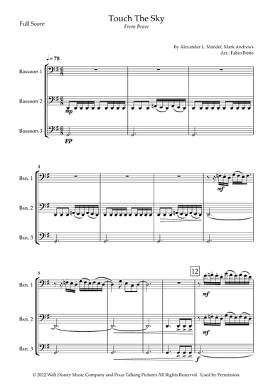 Touch The Sky (arr. Fabio Britto)