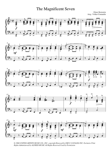 The Magnificent Seven (arr. Volker Coutandin)