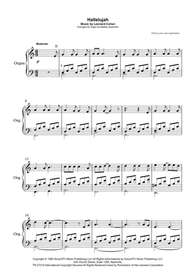 Hallelujah (arr. Natalia Jespersen)
