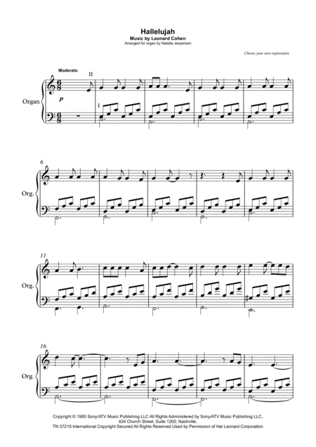 Hallelujah (arr. Natalia Jespersen)