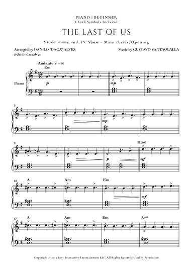 The Last Of Us (arr. Danilo "Daca" Alves)