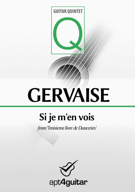 Si je m'en vois (arr. Roberto García)