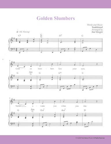 Golden Slumbers (arr. Hal Wright)
