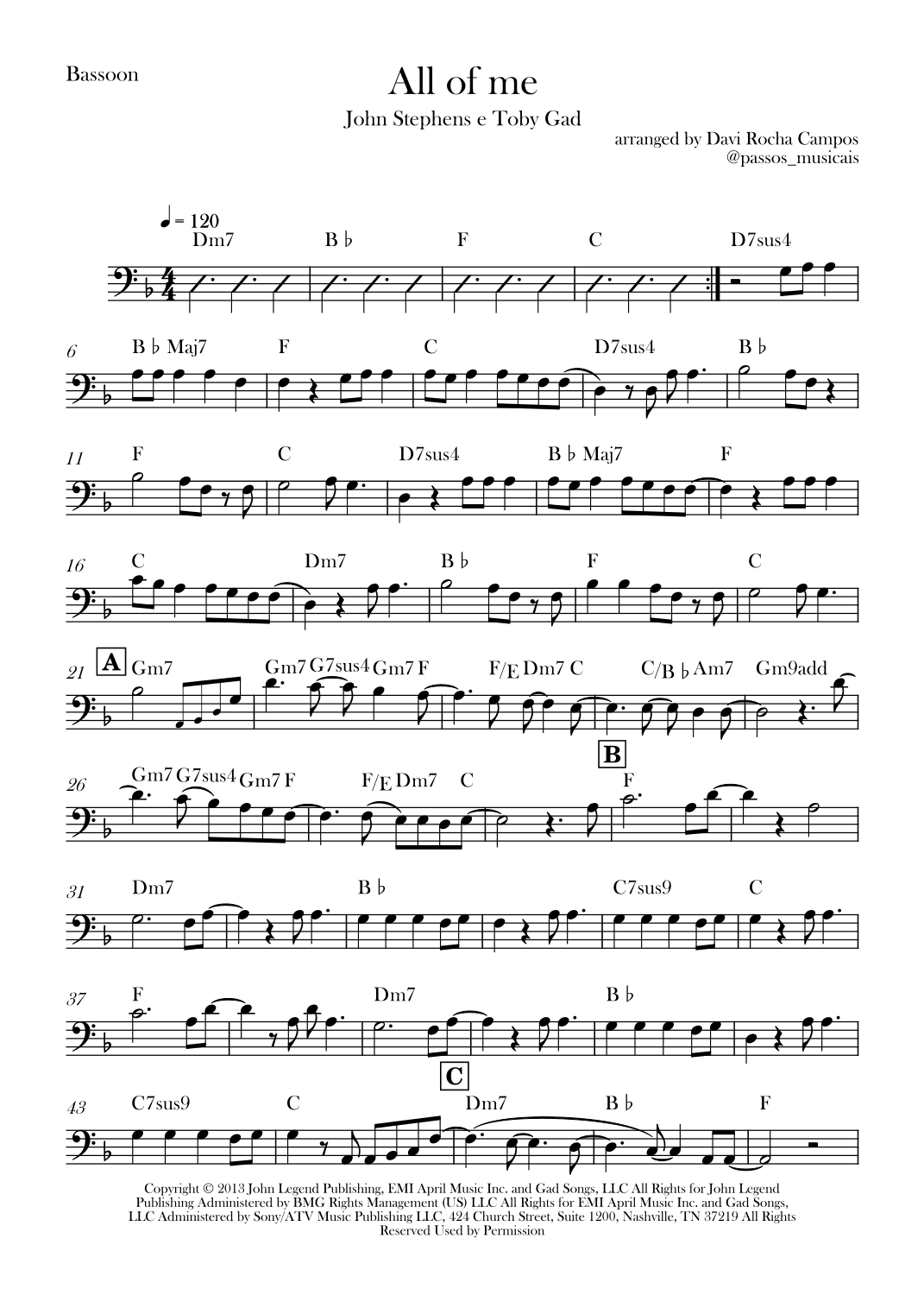 All Of Me (arr. Davi Rocha Campos)