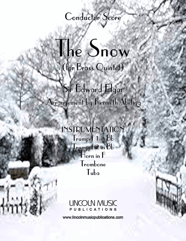 The Snow, Op. 26, No. 1 (for Brass Quintet) (arr. Kenneth Abeling)