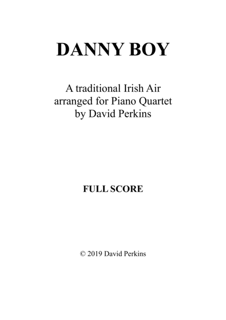 Danny Boy (arr. David Perkins)