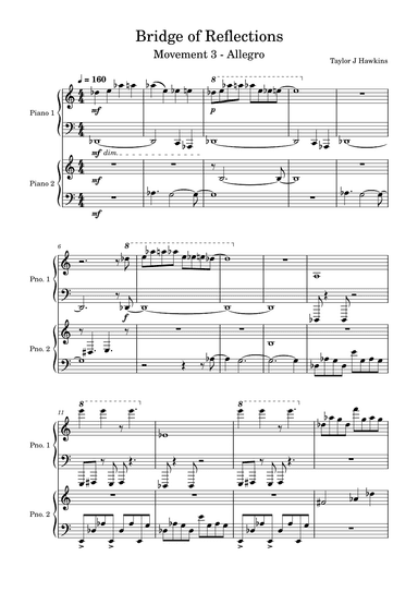 Bridge of Reflections - Movement 3 Allegro