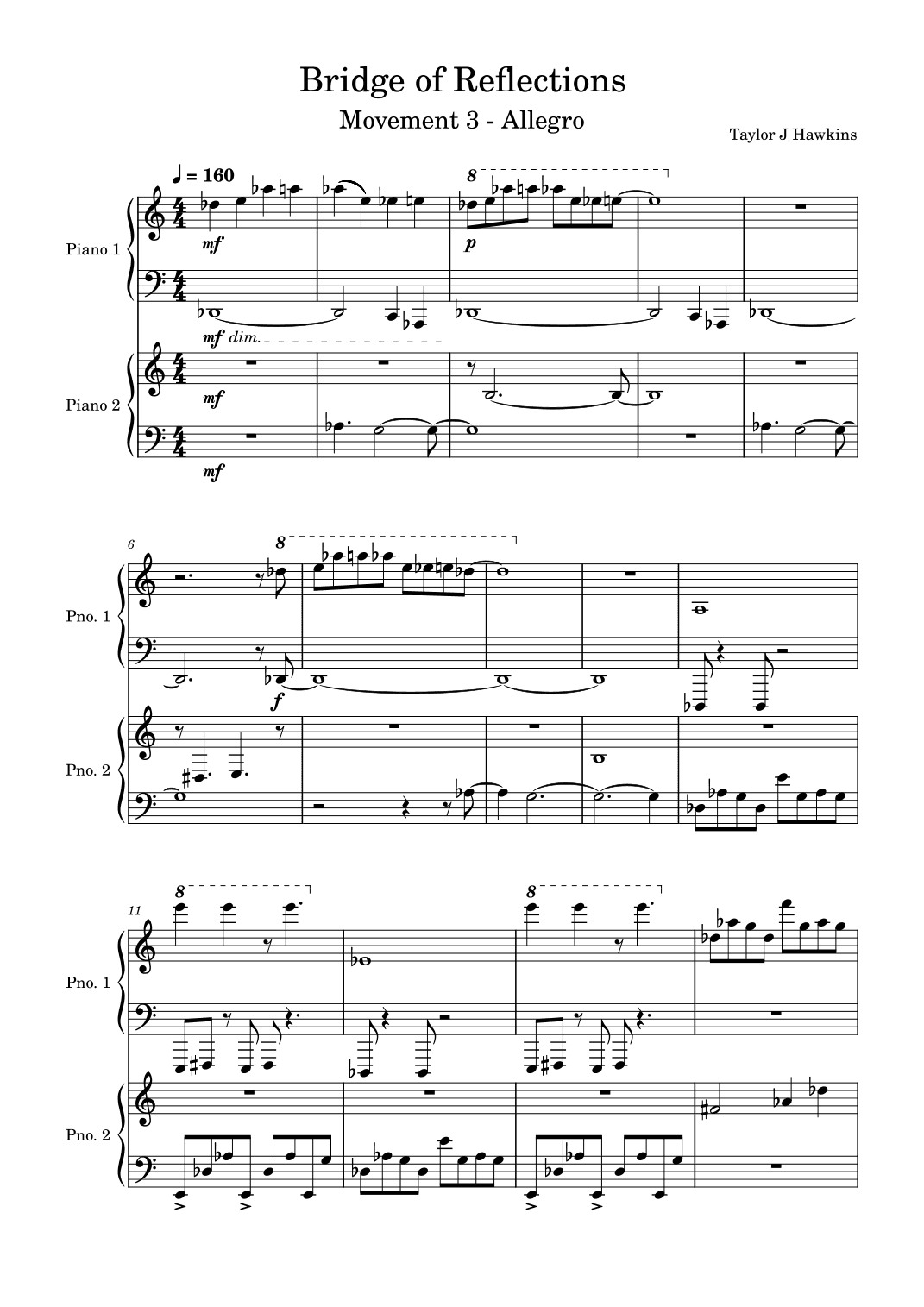 Bridge of Reflections - Movement 3 Allegro