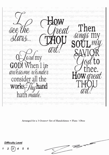 How Great Thou Art (arr. Copyright (c) - RpB Music 2017)