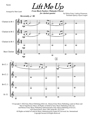 Lift Me Up (arr. Matt Lamb)