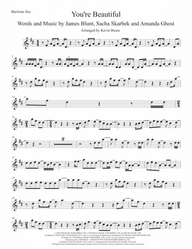 You're Beautiful (arr. Kevin Busse)
