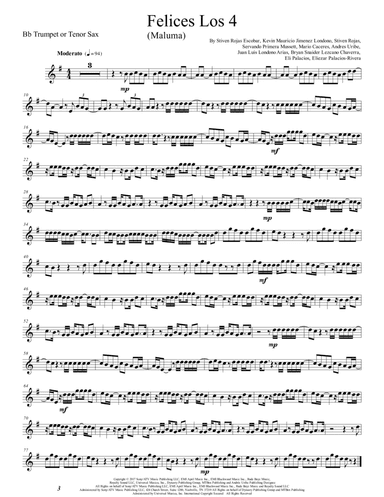 Felices Los 4 (arr. Musikeo)