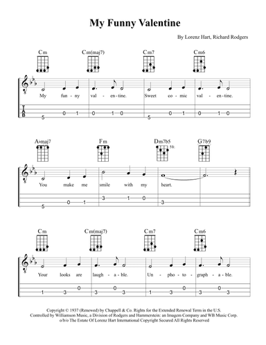 My Funny Valentine (arr. Brent Robitaille)