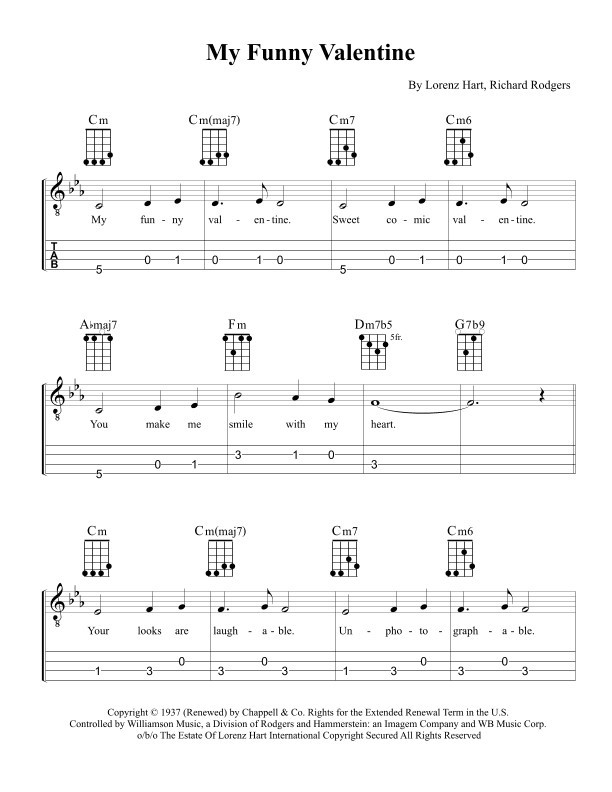 My Funny Valentine (arr. Brent Robitaille)