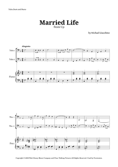 Married Life (arr. Langanho)