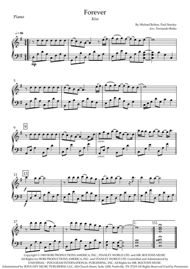 Forever (arr. Fernando Britto)