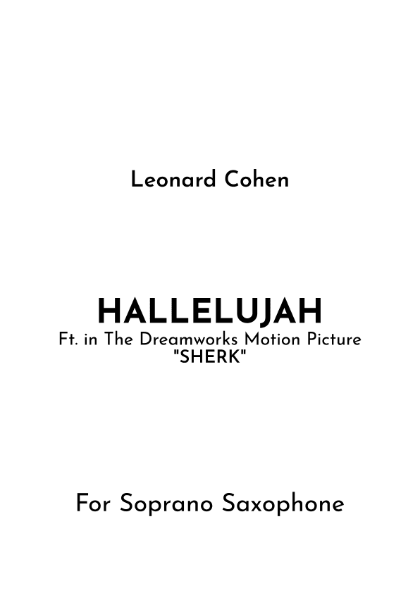 Hallelujah (arr. Jireh J.)