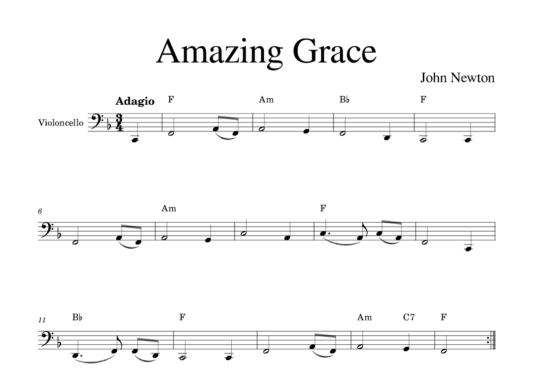 Amazing Grace (arr. Golden Skull Editions)