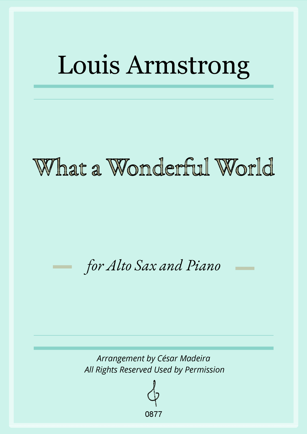 What A Wonderful World (arr. César Madeira)