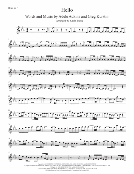 Hello (arr. Kevin Busse)
