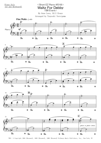 Waltz For Debby (arr. Tsuyoshi Yoroiguma)