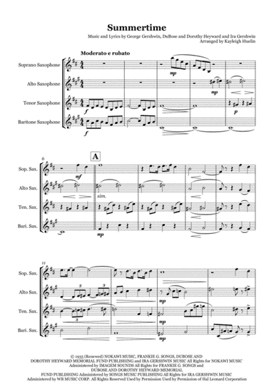 Summertime (arr. Kayleigh Huelin)