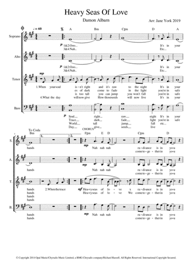 Heavy Seas Of Love (arr. Jane York)