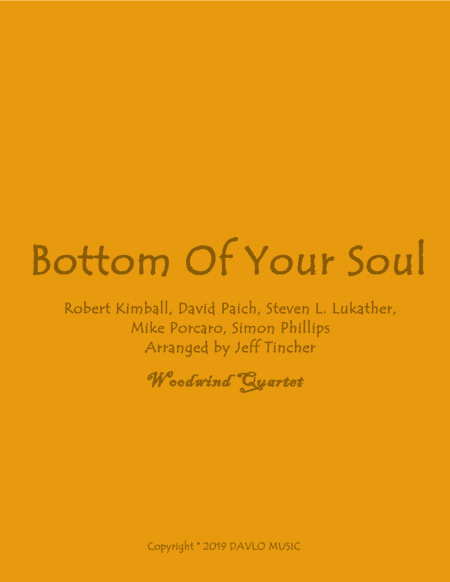 Bottom Of Your Soul (arr. Jeff Tincher)