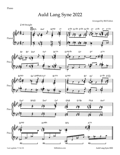 Auld Lang Syne (arr. Bill Fulton)
