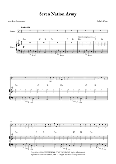 Seven Nation Army (arr. Tom Drummond)