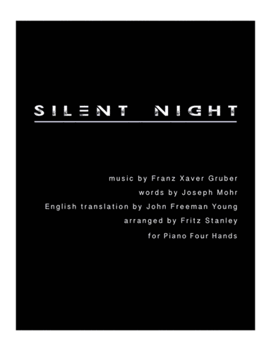 Silent Night - Piano Four Hands (arr. Fritz Stanley)