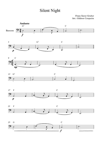 Silent Night (arr. Gildson Cerqueira)