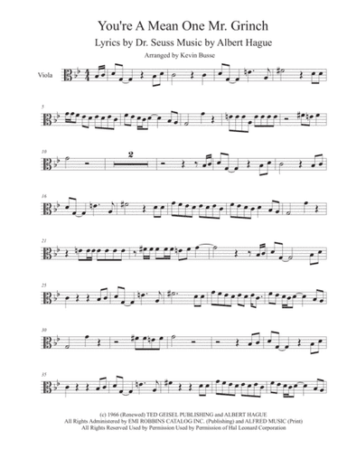 You're A Mean One, Mr. Grinch (arr. Kevin Busse)