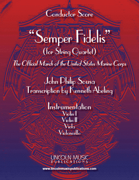 March - Semper Fidelis (for String Quartet) (arr. Kenneth Abeling)