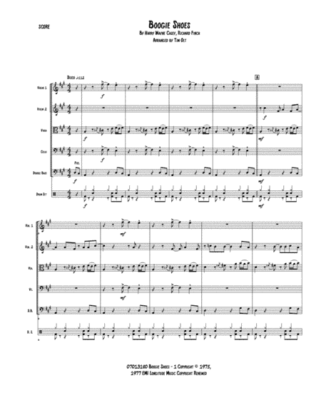 Boogie Shoes (arr. Tim Olt)