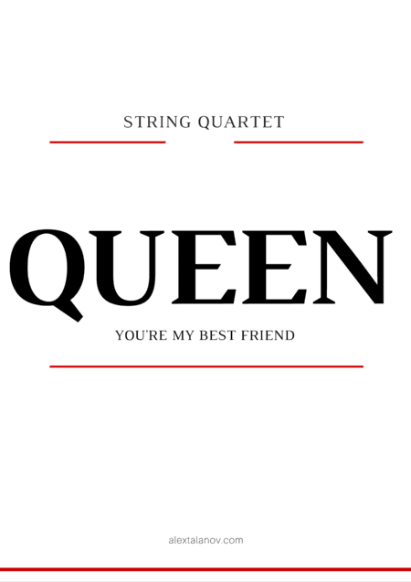 You're My Best Friend (arr. Alex Talanov)